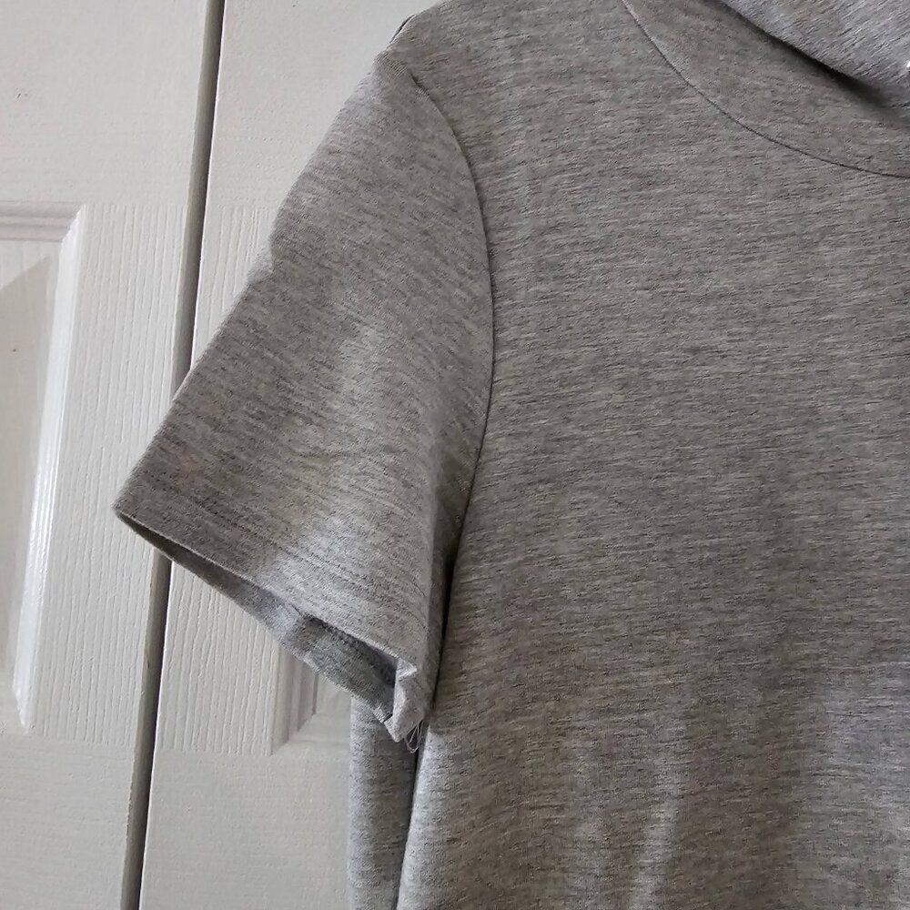 Calvin Klein Gray Short Sleeves Logo T-Shirt Mini Dress Size Small - Picture 5 of 8